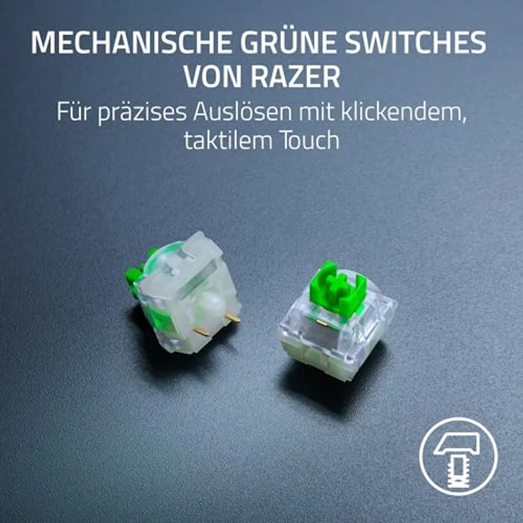 Razer BlackWidow V4 X Pokémon Edition, Mechanische Gaming-Tastatur mit Chroma RGB, grünen Clicky Switches, 6 Makrotasten, Doubleshot-ABS-Tastenkappen, QWERTY US-Layout | Pokémon Kanto – Bild 2