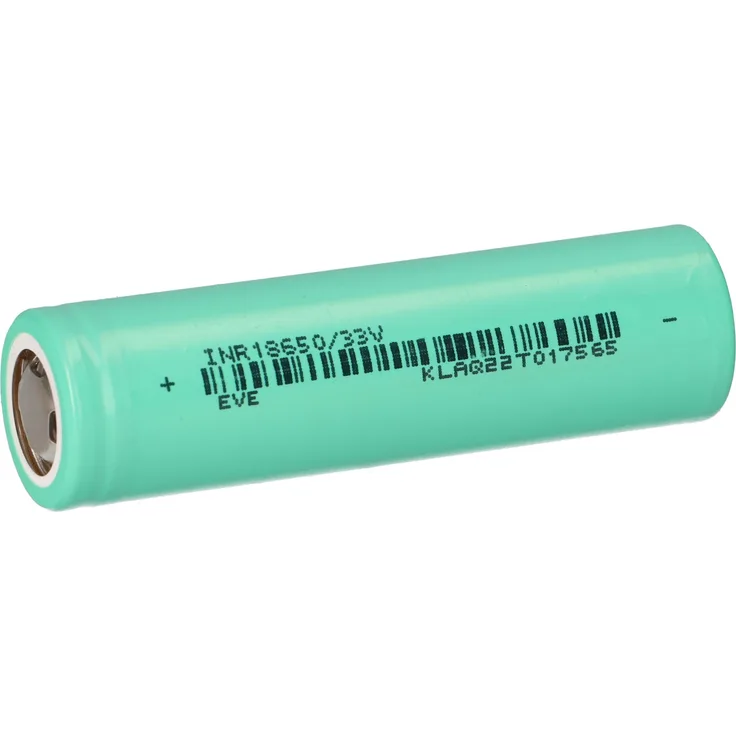 EVE INR18650/33V Spezial-Akku 18650 Flat-Top, Li-Ion 3.6 V 3200 mAh, hochstromfähig, kompakt und leichtgewichtig