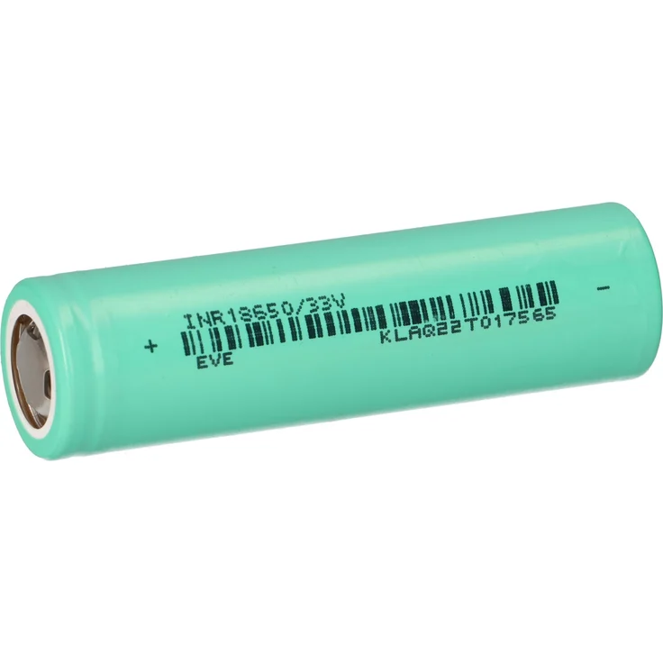 EVE INR18650/33V Spezial-Akku 18650 Flat-Top, Li-Ion 3.6 V 3200 mAh, hochstromfähig, kompakt und leichtgewichtig