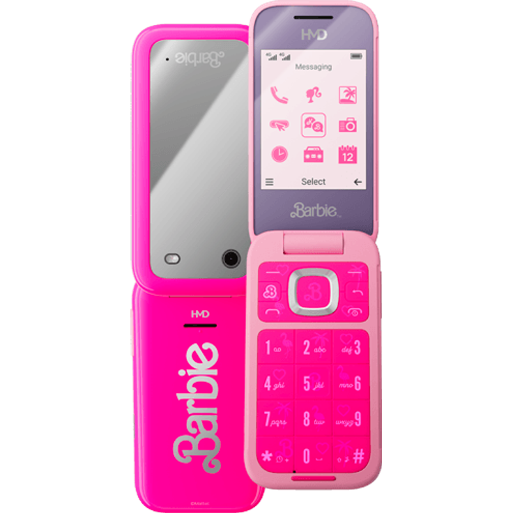 HMD Barbie Phone Rosa, Smartphone mit 128 MB Speicher, 4G und 5.0 Bluetooth