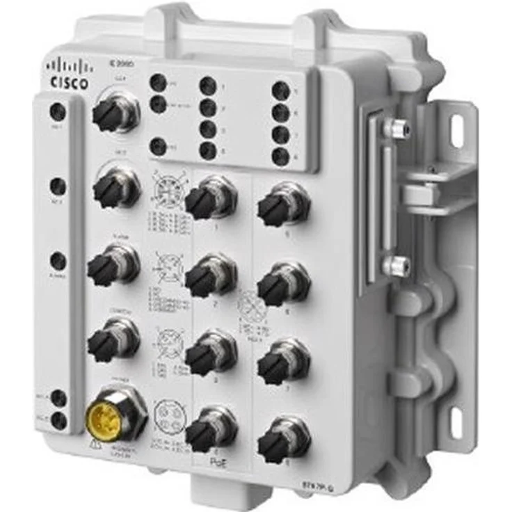 Cisco IP67 IE 2000, Netzwerk Switch mit 8 Ports, 10/100 POE, 2 GE, 1588 & NAT, Weiss