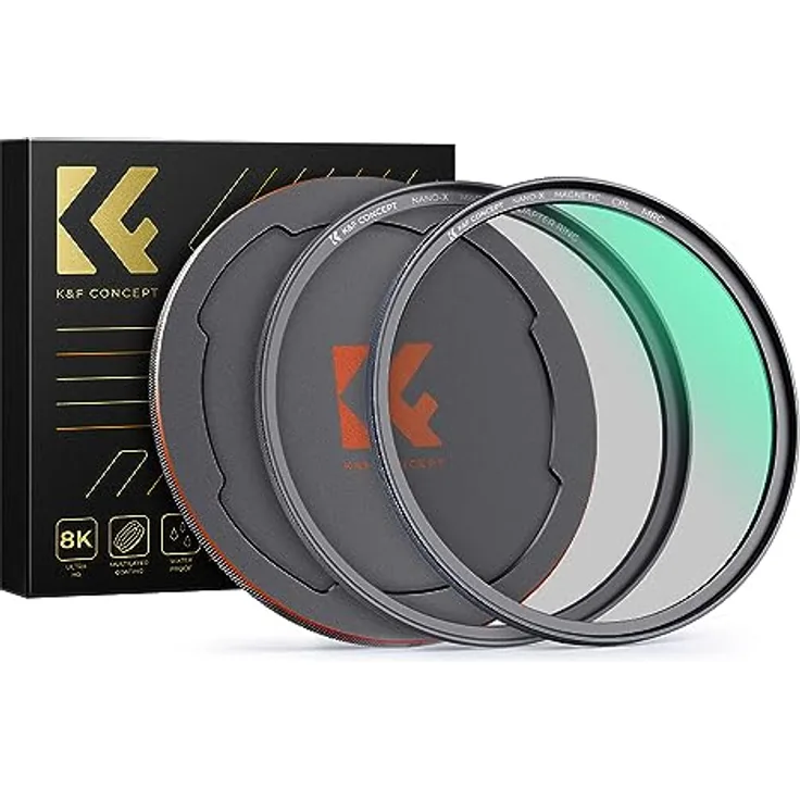 K&F Concept Nano X-Serie Magnetischer CPL Filter 67mm, Zirkular-Polfilter, HD 28 Multi-Layer-Beschichtungen, ultra-slim, optisches Glas