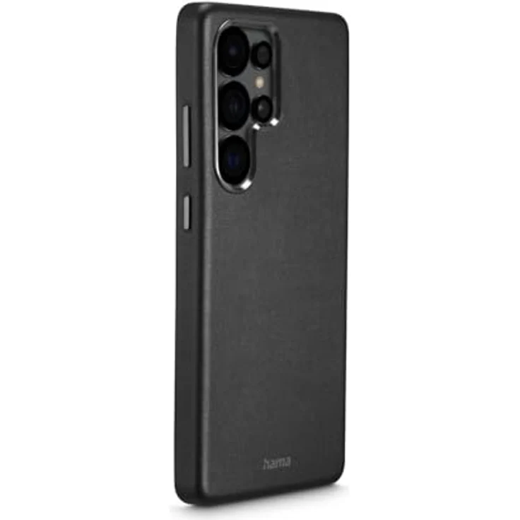 Hama Schutzhülle für Samsung Galaxy S25 Ultra Premium [Schutzhülle aus Kunstleder] [Schutzhülle aus recycelten Materialien] – Schwarz – Bild 4