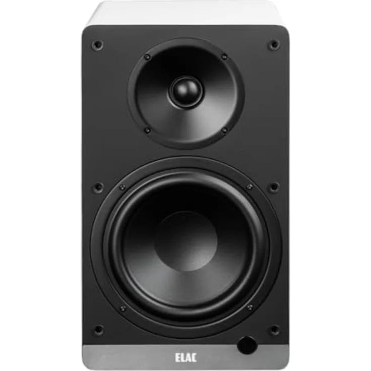 ELAC DCB61, Kompakt Lautsprecher Debut ConneX, aktiv/passiv, HDMI, USB, Phono & Bluetooth, exzellenter Klang, Weiß – Bild 2