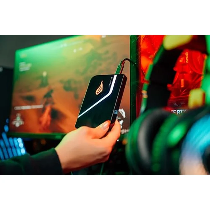 SureFire Gaming SSD, 1 TB Externe SSD Festplatte, USB 3.2 Gen 1, Portable Speichererweiterung, kompatibel mit Mac, Windows, PS5 und Xbox, schwarz – Bild 4