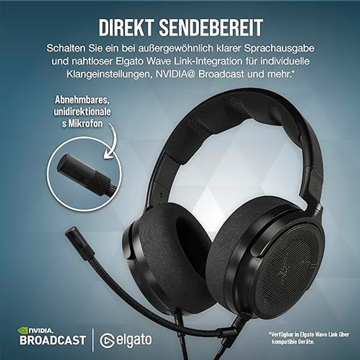 Corsair Virtuoso PRO Kabelgebundenes Open Back Gaming Headset - Abnehmbares Unidirektionales Mikrofon - 50mm Graphene Treiber - 20Hz-40 kHz Frequenzgang - Carbon – Bild 5
