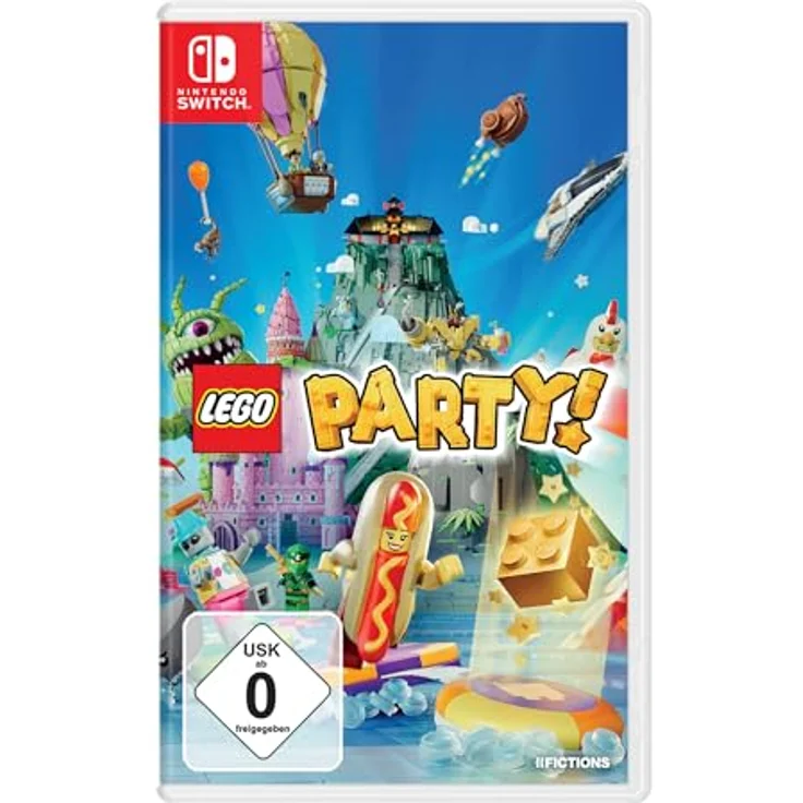 iam8bit LEGO Party! - Switch, Nintendo Switch Spiel für bis zu 4 Spieler, über 60 Minispiele, anpassbare Minifiguren und Couch-Multiplayer – Bild 1