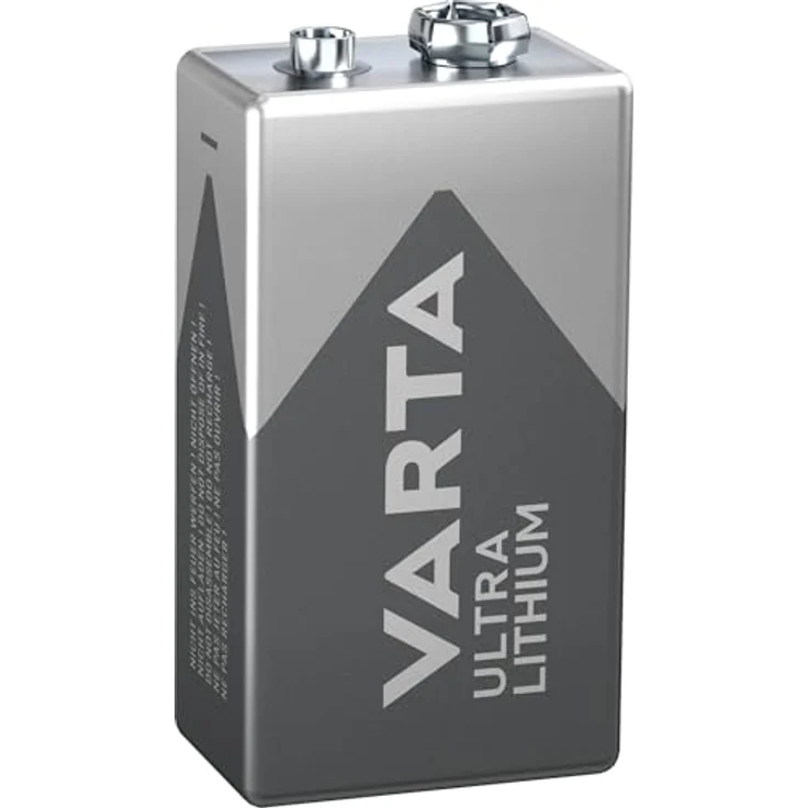 VARTA Lithium 9V Block, ideal für Rauchmelder, GPS Geräte Sport- und Outdoor-Einsätze (1er Pack) – Bild 3