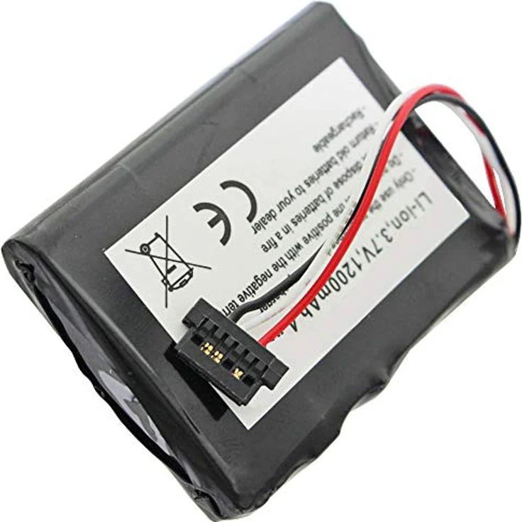 AccuCell Akku für Mitac Mio P350, P550, BP-LP1230, Li-Ion 1200-1300mAh, 3,7V – Bild 1