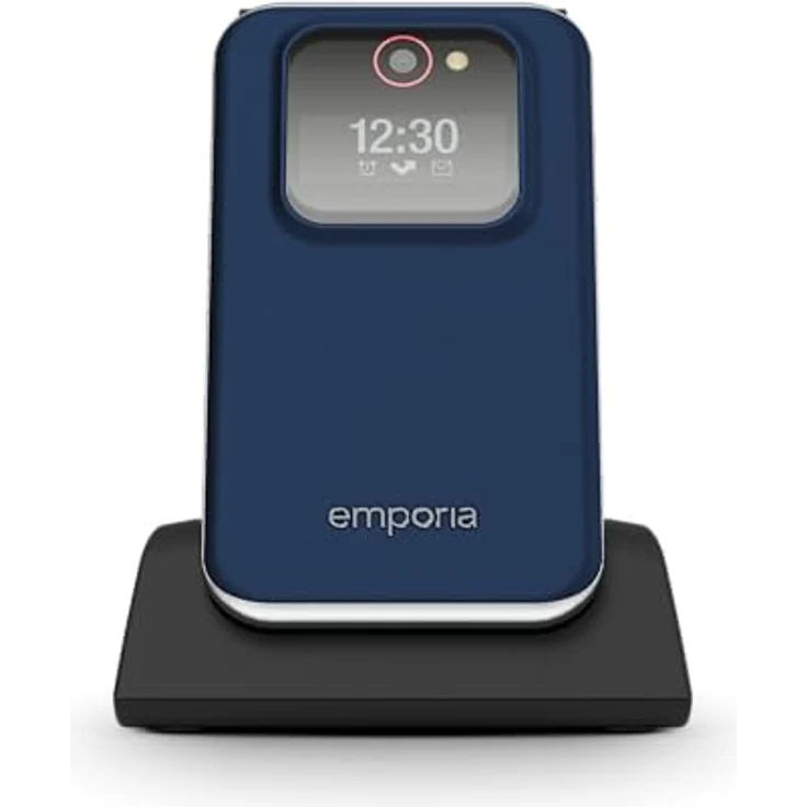 Emporia Joy V228, Klapphandy für Senioren mit Notruffunktion, 2 MP Kamera, hörgerätetauglich, blau – Bild 6