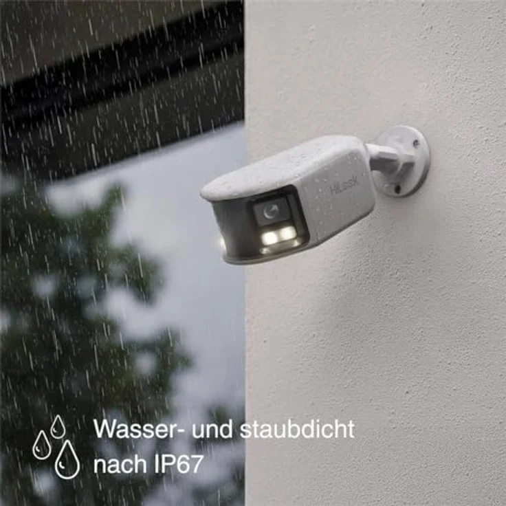 HiLook PoE Überwachungskamera 4K 8MP mit 180° Panoramasicht, Nachtsicht & Zwei-Wege-Audio, wetterfest – Bild 5