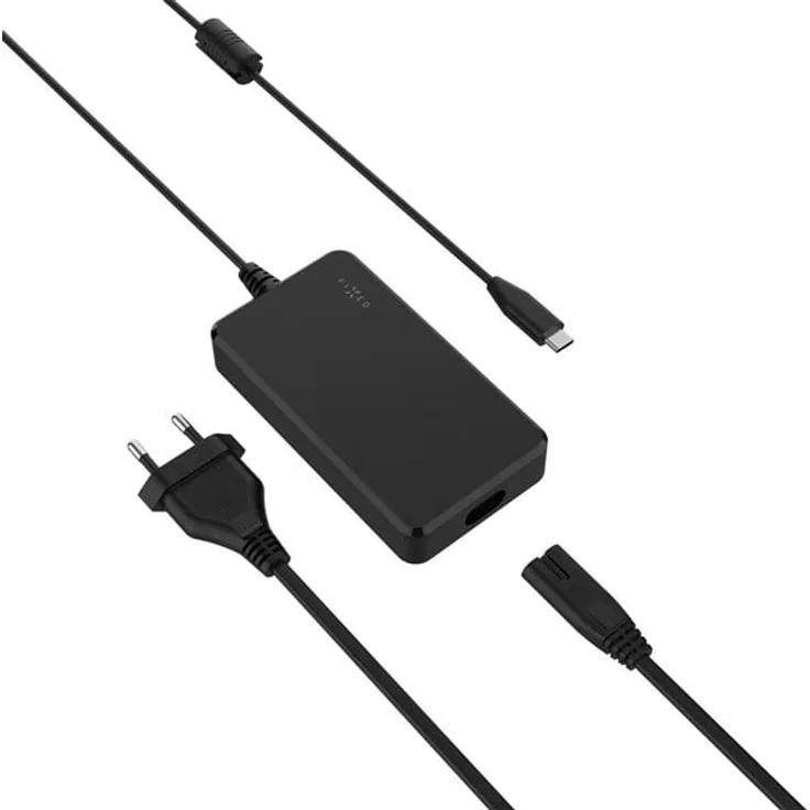 FIXED Super Fast GaN 100W USB-C Laptop Charger, 3m Kabel, schwarz, mit Schutzfunktionen und Power Delivery 3.0