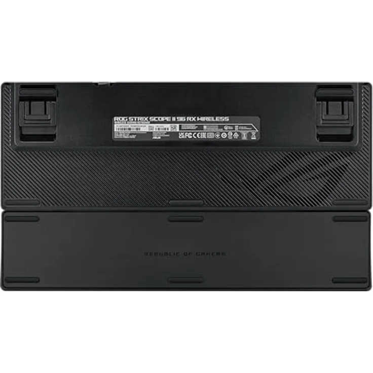 ASUS ROG Strix Scope II 96 RX Wireless Black kabellose optische Gaming-Tastatur (Bluetooth, 2,4 GHz, kabelgebunden USB, Streaming-Hotkeys, ROG RX Optical Switches, ROG-Tastaturstabilisatoren) – Bild 4