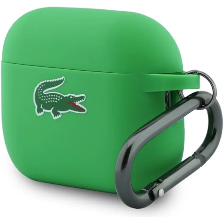 Lacoste Case Silicone Croc Logo für AirPods Pro 3, Kopfhörer Hülle und Schutzhülle, grün – Bild 3