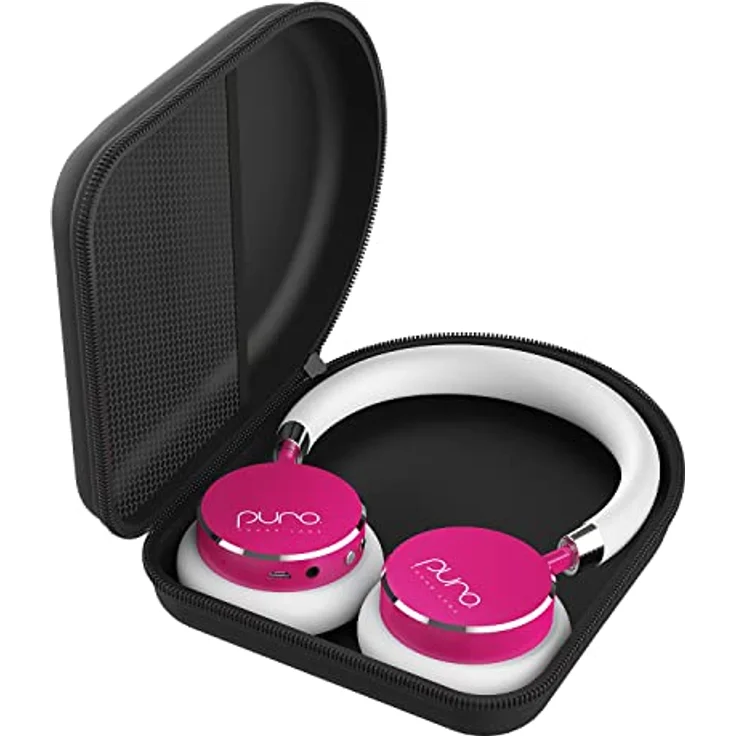 Puro Sound Labs BT2200-Plus Lautstärkebegrenzende Bluetooth-Kopfhörer für Kinder - Sicherere Kopfhörer für Kinder - Studio-Qualität und Geräuschisolierung – Pink – Bild 3