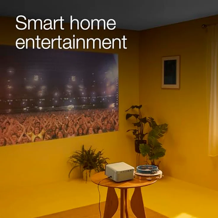 Epson EpicVision EF-21G tragbarer Mini-Laserprojektor, Full-HD 1.080, 3LCD, 1.000 Lumen, bis zu 150-Zoll-Projektionsfläche, Bluetooth-Lautsprecher, Chromecast, Google TV, grün – Bild 2