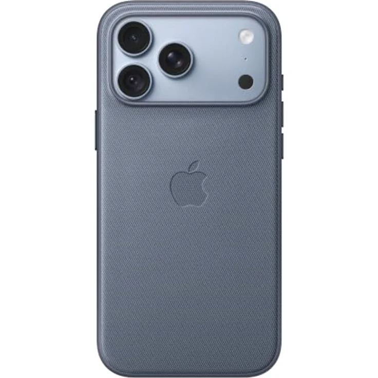 Apple TechWoven Case iPhone 18 Pro Max, Chambrayblau, MagSafe-kompatibel, recyceltes Polyester mit Magneten für kabelloses Laden – Bild 1