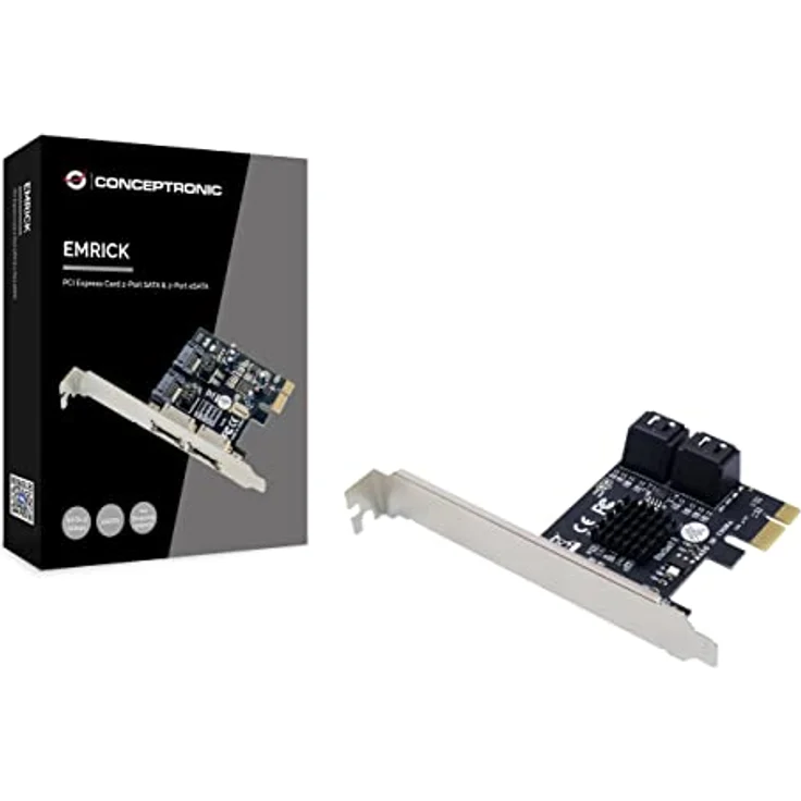 Conceptronic CSATA600EXI 2-Port-SATA & 2-Port-eSATA PCI-Express-Karte – Bild 2