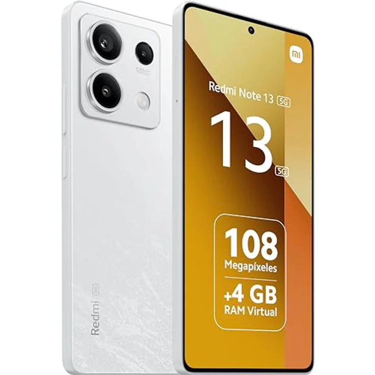 Xiaomi Redmi Note 13 5G, 6GB RAM, 128 GB Speicher, Weiß – Bild 2