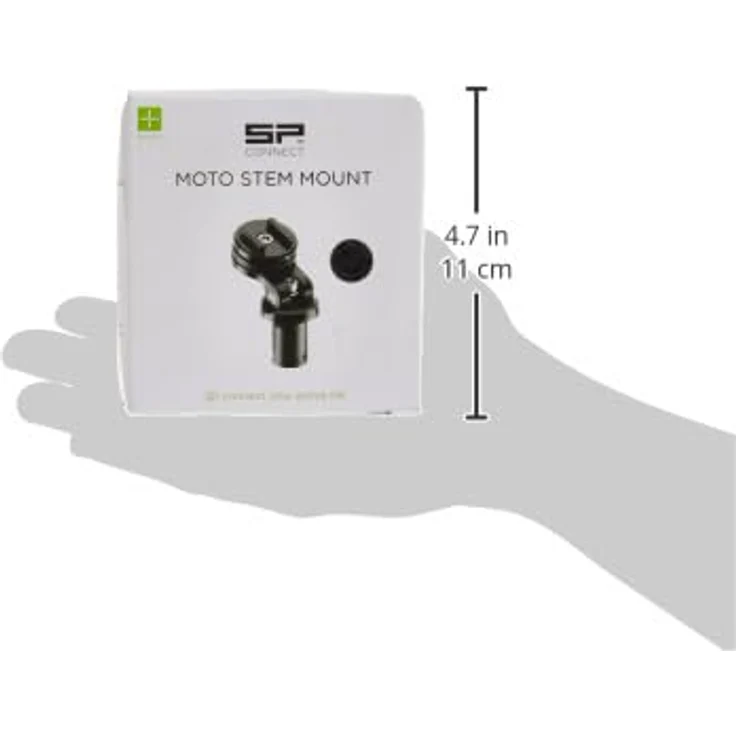 Sp Connect Stem Mount, Smartphone Halterung, Aluminium, schwarz, für Stummellenker von Supersport Motorrädern – Bild 3
