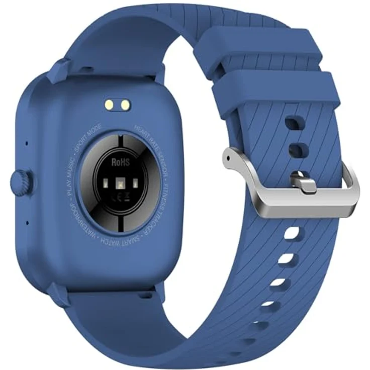 Denver Smartwatch SWC-187BU blau, Bluetooth Smart Watch mit Gesundheitssensoren und AMOLED Full Touch-Display – Bild 6