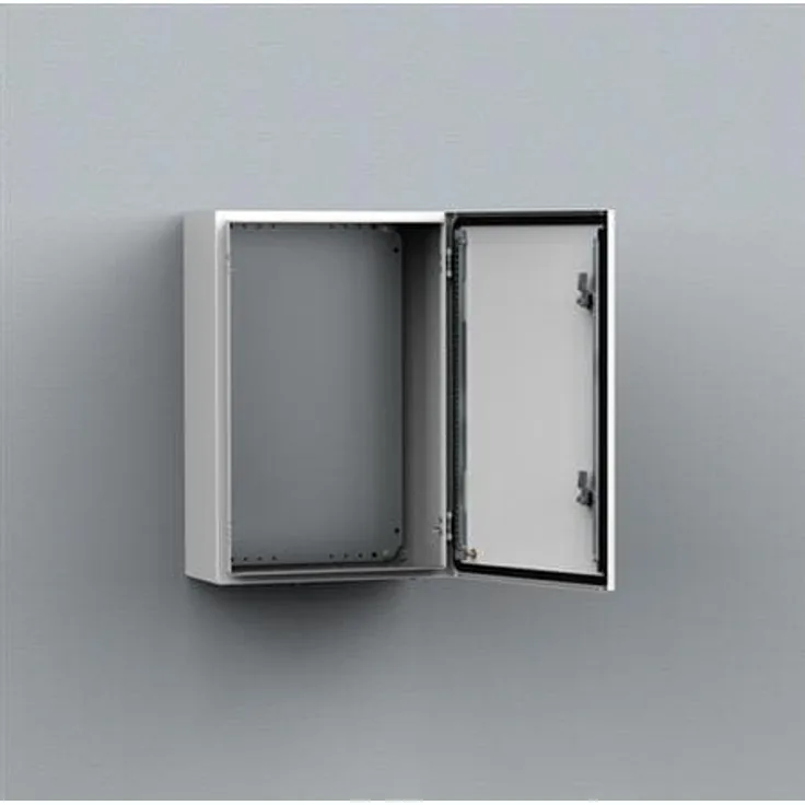 nVent Hoffman ELDON Vægskab, 250x250x155, 1-dørs Schrank, IP66 Serverschrank, Grau