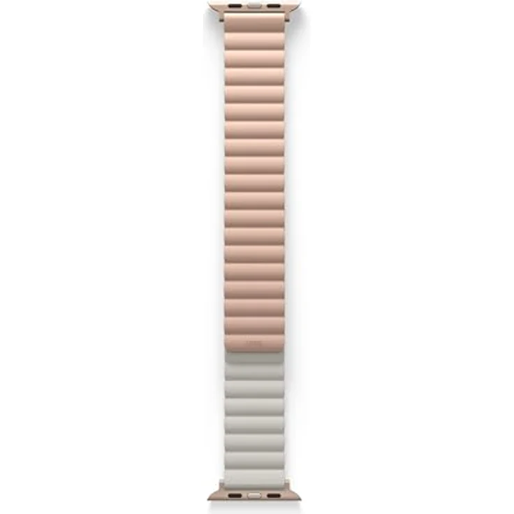 Uniq Revix Uhrenarmband für Apple Watch Series 1-8/SE/SE2/Ultra, Reversibles Magnetic Design aus Edelstahl und Silikon, Pink, 42/44/45/49mm – Bild 8