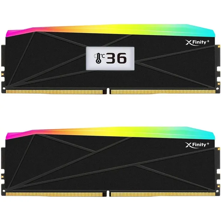 V-Color Manta XFinity+ aRGB DDR5-6400 RAM, CL32, Dual-Kit 32 GB (2 x 16 GB), schwarz, mit Intel XMP 3.0 & AMD EXPO Support