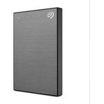 Seagate One Touch, 1TB, portable external hard drive, PC, Notebook & Mac, USB 3.0, Space Gray (STKY1000404)