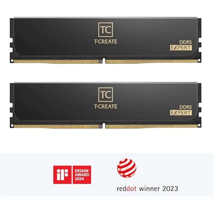 Team Group T-Create Expert CTCED548G6400HC32ADC01, DDR5-6400 48GB (2x24GB) CL32 Dual Channel RAM – Intel XMP – Schwarz – Bild 9
