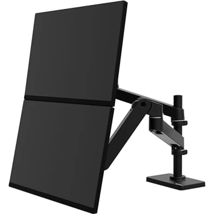 Ergotron LX Pro Dual, Monitor Halterung für 2 Monitore bis 27", ergonomisches Design, Schwarz – Bild 4