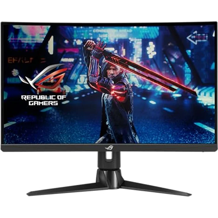 ASUS ROG Strix XG27AQV Gaming Monitor - 27 Zoll, WQHD, 170 Hz, 1ms, FreeSync Premium, DisplayHDR 400, ergonomisch, Schwarz – Bild 2