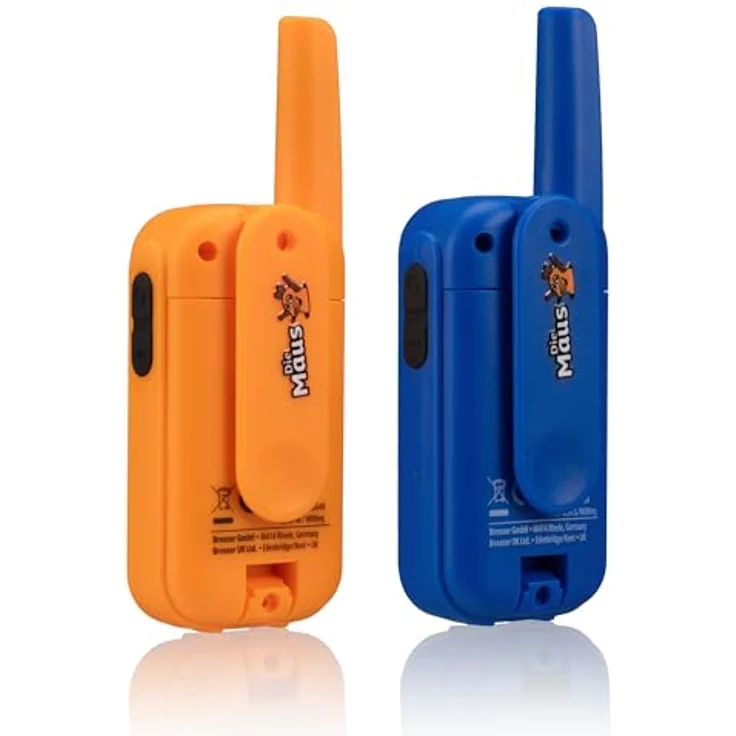 Die Maus Walkie Talkie Set, 2er Set für Kinder mit Maus und Elefant, Reichweite bis 500 m, einfache Bedienung – Bild 6