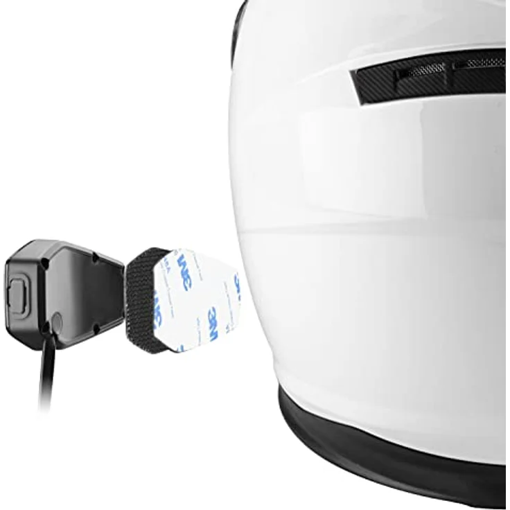 Interphone | COM3 | Single | Bluetooth 5.1 Motorrad-Gegensprechanlage für Motorradhelme, 32-mm-Kopfhörer, Motorradnutzung, Entfernung 500 m, Autonomie 10 Stunden, Musik, GPS, wasserdicht IP67 – Bild 5