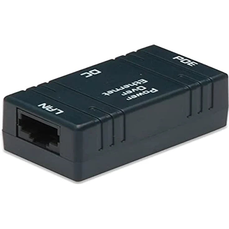 DIGITUS passiver PoE-Injektor - Fast Ethernet - DC-Buchse für 5.5mm Stromstecker - Ohne Stecker-Netzteil, 1 Stück – Bild 1
