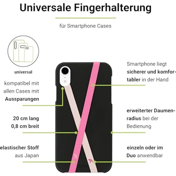 Artwizz PhoneStrap for your Smartphone Case, rose/pink (2572-2850) – Bild 2