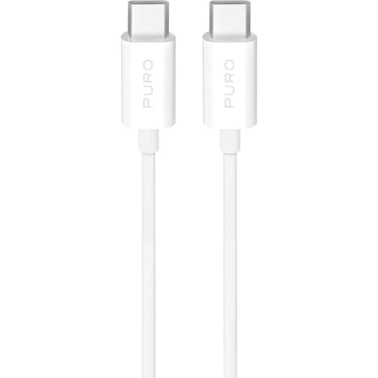 Puro USB-C Kabel 3m 25W TPE, USB-C auf USB-C, weiß