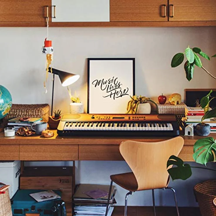 Yamaha PSR-E360MA, Home-Keyboard mit 61 Tasten, 3-stufige Übungen, Nussbaumholzdekor, Anschlagdynamik, Aufnahmefunktion – Bild 2