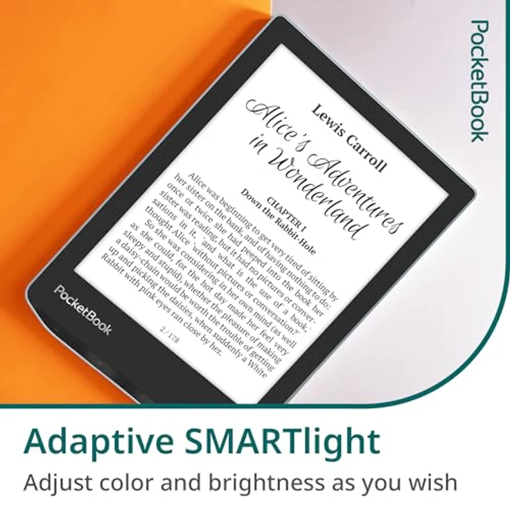 PocketBook Verse (6", 8 GB, Hellblau), eReader, Blau – Bild 3