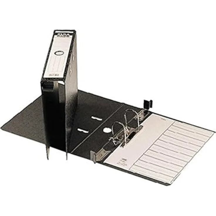 Generic Aktenordner Elba Hängeordner rado A4 7,5cm Rücken, Bügel Kunststoff, schwarz - Qualitäts-Hebelmechanik, umweltbewusst mit Blauem Umweltengel, stabiler Kartonmaterial – Bild 4
