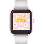 Ice-Watch - ICE smart Pink white - Rosa Smartwatch für Mädchen mit Silikonarmband - 021874 (1,40")