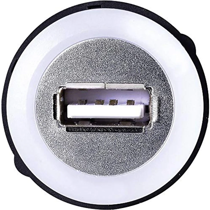 TRU COMPONENTS USB A Einbaubuchse 2.0, Silber, 1 x USB A Buchse mit Beleuchtung und 1.50 m Kabel – Bild 2