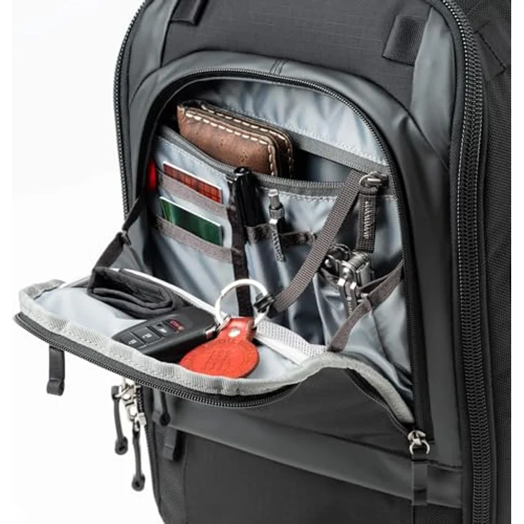 Think Tank Walker Pro 16L, Rucksack für Kamera mit robustem Außenmaterial und Stativtrageoption, schwarz – Bild 3