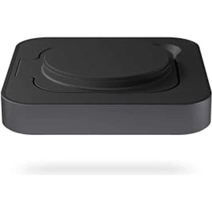 ZENS Nightstand Charger Pro 2 15 Watt 2in1 kabelloses Ladegerät kompatibel mit MagSafe und Qi2 (Qi2-zertifiziert, Made for Apple Watch, 20W Netzteil mit Kabel inklusive) Schwarz – Bild 5