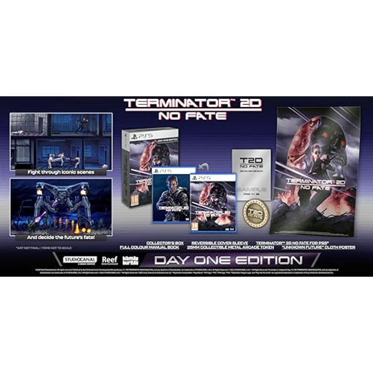 Reef Entertainment Terminator 2D: NO FATE - Day One Edition (PS5), klassisches Arcade-Gameplay, detaillierte 2D-Sprite-Grafik, vielfältige Spielmodi, kinoreifer Soundtrack – Bild 2