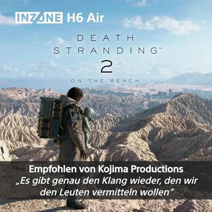 Sony INZONE H6 Air, kabelgebundenes Open-Back-Gaming-Headset mit 360 Spatial Sound, ultraleichtem Design (199 g), abnehmbaren Bügelmikrofon und einstellbarem EQ via INZONE Hub, schwarz – Bild 4