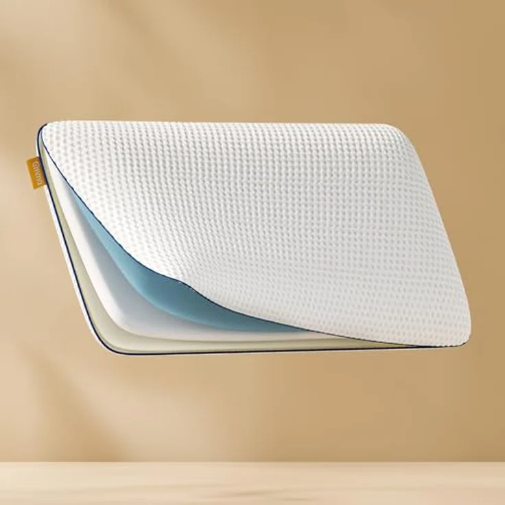 Emma Classic Stützkissen 70x40, Ergonomisches Nackenkissen mit Memory Foam, Höhenverstellbar für Seiten-, Rücken- & Bauchschläfer, Waschbarer Bezug, Atmungsaktiv – Bild 1
