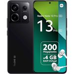 Xiaomi Redmi Note 13 Pro 5G 12GB+512GB Handy ohne Vertrag, Black (DE Version + 2 Jahre Garantie)