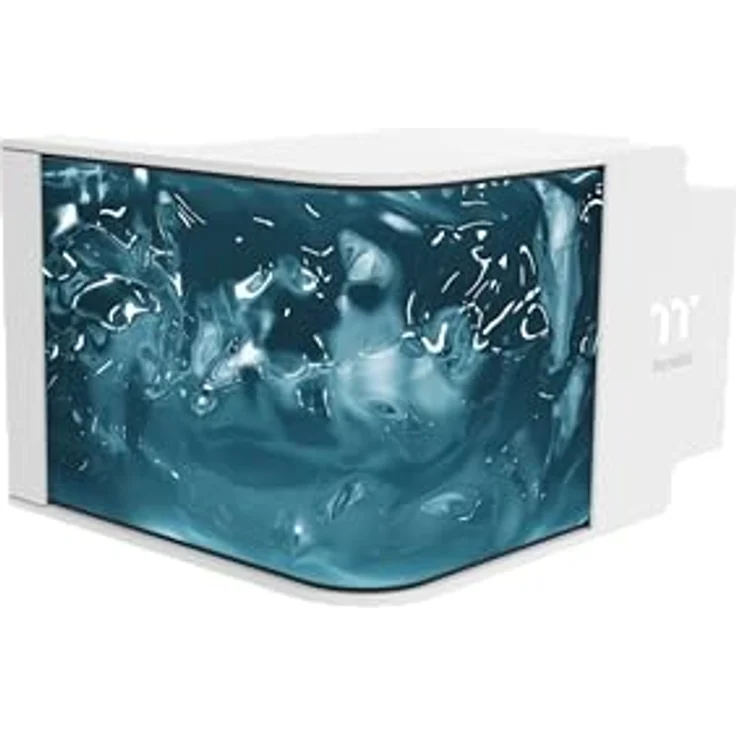 Thermaltake MAGCurve 360 Ultra Snow ARGB, AiO-Wasserkühlung mit 360mm Radiator, 3x 120mm ToughFan EX ARGB Lüftern und 6,67" Curved AMOLED-Display – Bild 9