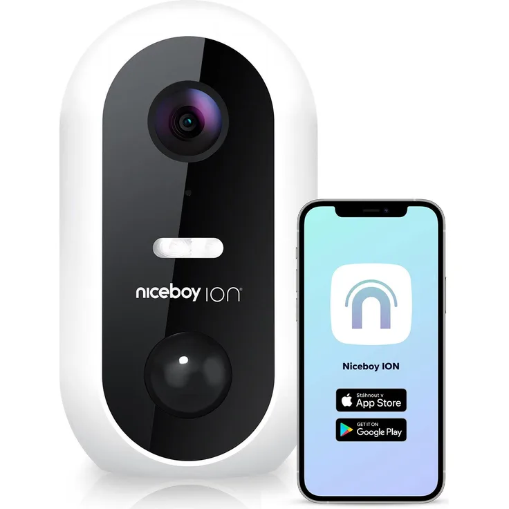Niceboy Guardian G2, Batterie FullHD Wi-Fi Outdoor Sicherheitskamera mit Infrarot-Nachtsicht und beidseitiger Kommunikation